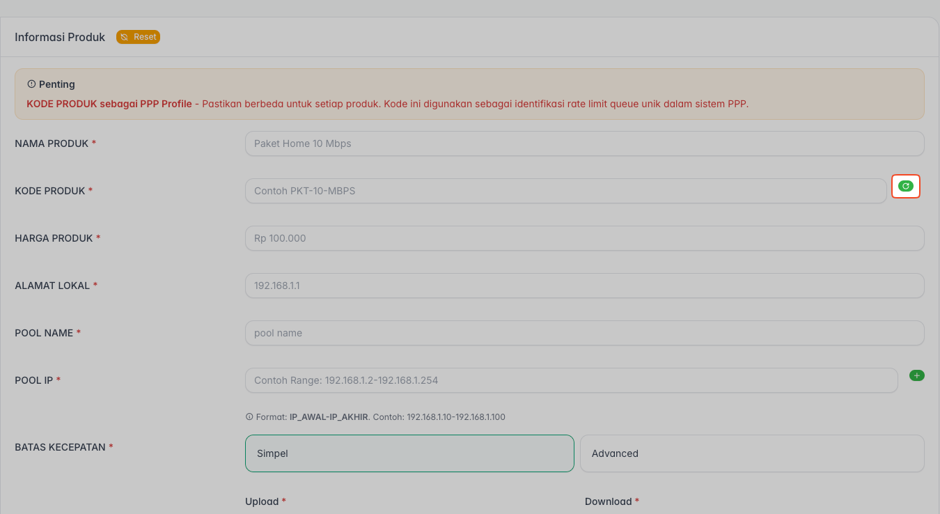 klik icon sync profile